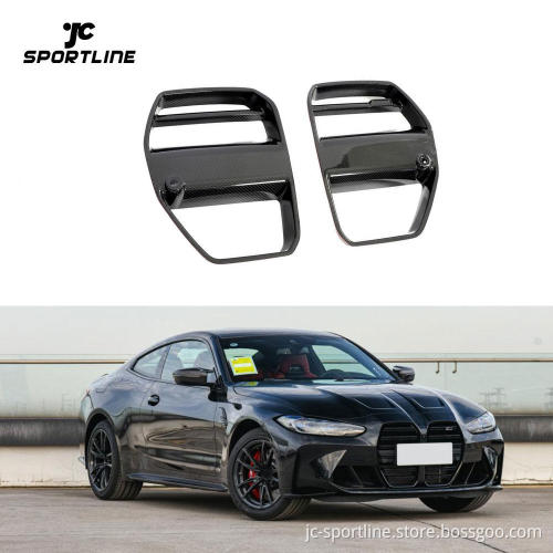 Pre-preg Dry Carbon Fiber Front Kidney Grille for BMW G80 M3 G82 G83 M4